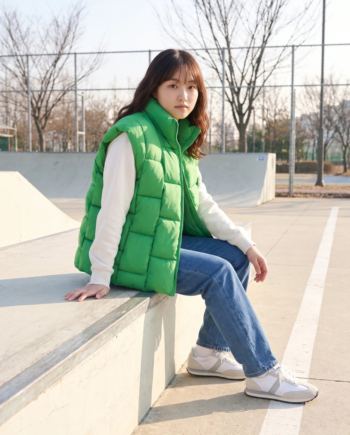 Oversized Quilted Puffer Gilet