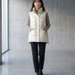 Shiny Puffer Gilet with Funnel Collar