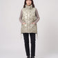 Shiny Puffer Gilet with Funnel Collar