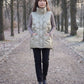 Shiny Puffer Gilet with Funnel Collar