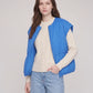 Cocoon Sleeveless Puffer Gilet with Round Neck