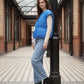 Cocoon Sleeveless Puffer Gilet with Round Neck