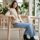 Cocoon Sleeveless Puffer Gilet with Round Neck