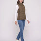 Fitted Sleeveless Puffer Gilet