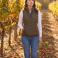 Fitted Sleeveless Puffer Gilet
