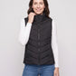 Fitted Sleeveless Puffer Gilet
