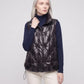 Satin Diamond-Quilted Puffer Gilet