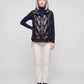 Satin Diamond-Quilted Puffer Gilet