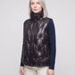 Satin Diamond-Quilted Puffer Gilet