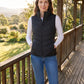 Fitted Sleeveless Puffer Gilet