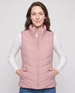Fitted Sleeveless Puffer Gilet