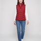 Fitted Sleeveless Puffer Gilet