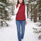Fitted Sleeveless Puffer Gilet