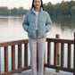 Short Corduroy Puffer Jacket