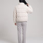 Short Corduroy Puffer Jacket