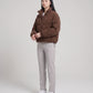 Short Corduroy Puffer Jacket