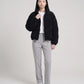Short Corduroy Puffer Jacket