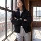 Short Corduroy Puffer Jacket