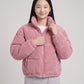 Short Corduroy Puffer Jacket