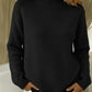 Stretch Cotton-Blend Roll Neck Jumper