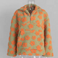 Floral Half-Zip Pullover