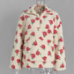 Floral Half-Zip Pullover