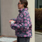 Floral Half-Zip Pullover
