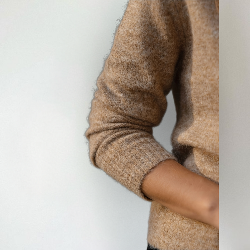 Pointed Collar Cardigan