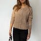 Pointed Collar Cardigan