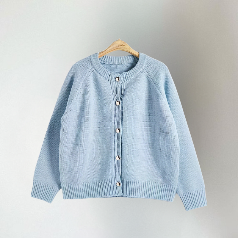 Raglan Button Cardigan