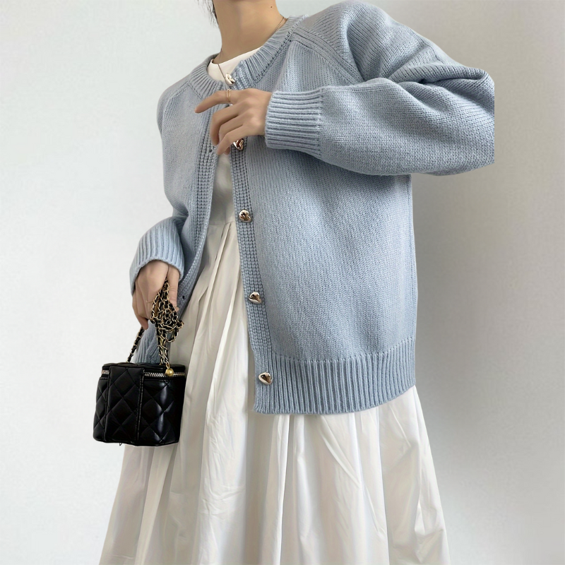 Raglan Button Cardigan