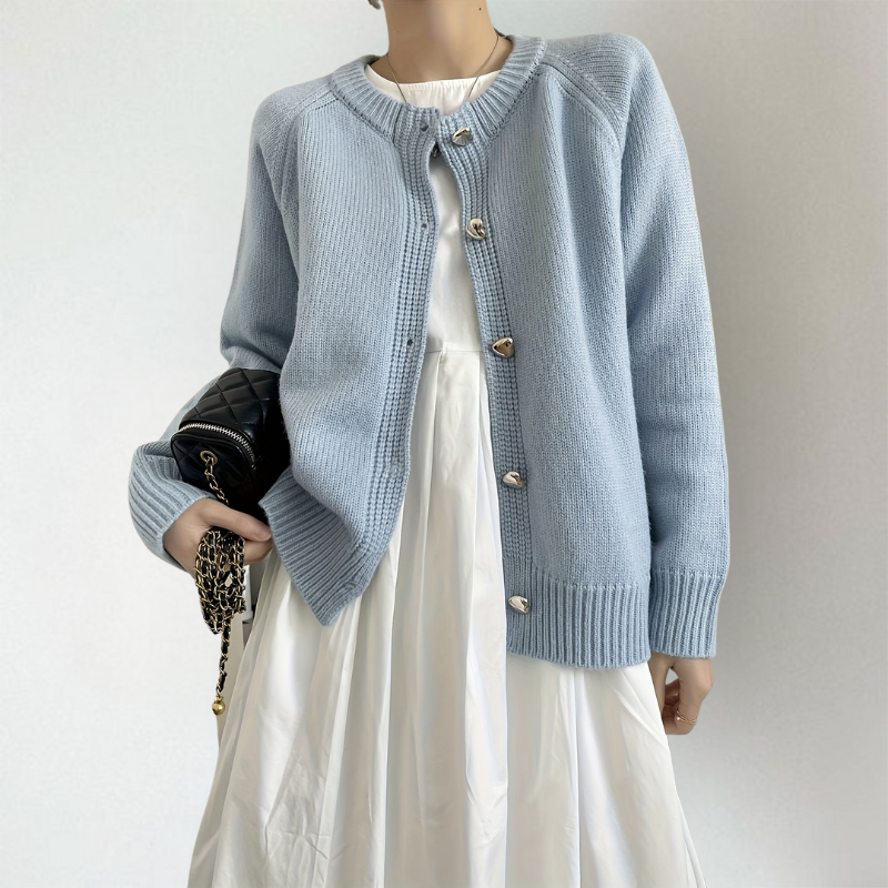 Raglan Button Cardigan