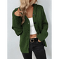 Ribbed V-Neck Button Cardigan
