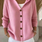 Hooded Button Cardigan