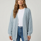 Chunky Open-Front Cardigan