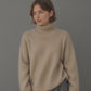 Amelia Roll Neck Jumper Ribbed Cuffs