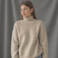 Amelia Roll Neck Jumper Ribbed Cuffs