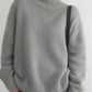 Amelia Roll Neck Jumper Ribbed Cuffs