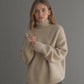 Amelia Roll Neck Jumper Ribbed Cuffs