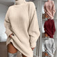 Ribbed Roll Neck Jumper Dress