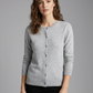 Crewneck Button Cardigan
