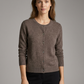 Crewneck Button Cardigan