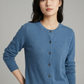 Crewneck Button Cardigan