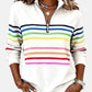 Rainbow Quarter-Zip Jumper