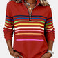 Rainbow Quarter-Zip Jumper