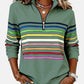 Rainbow Quarter-Zip Jumper
