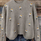 Daisy Embroidered Jumper