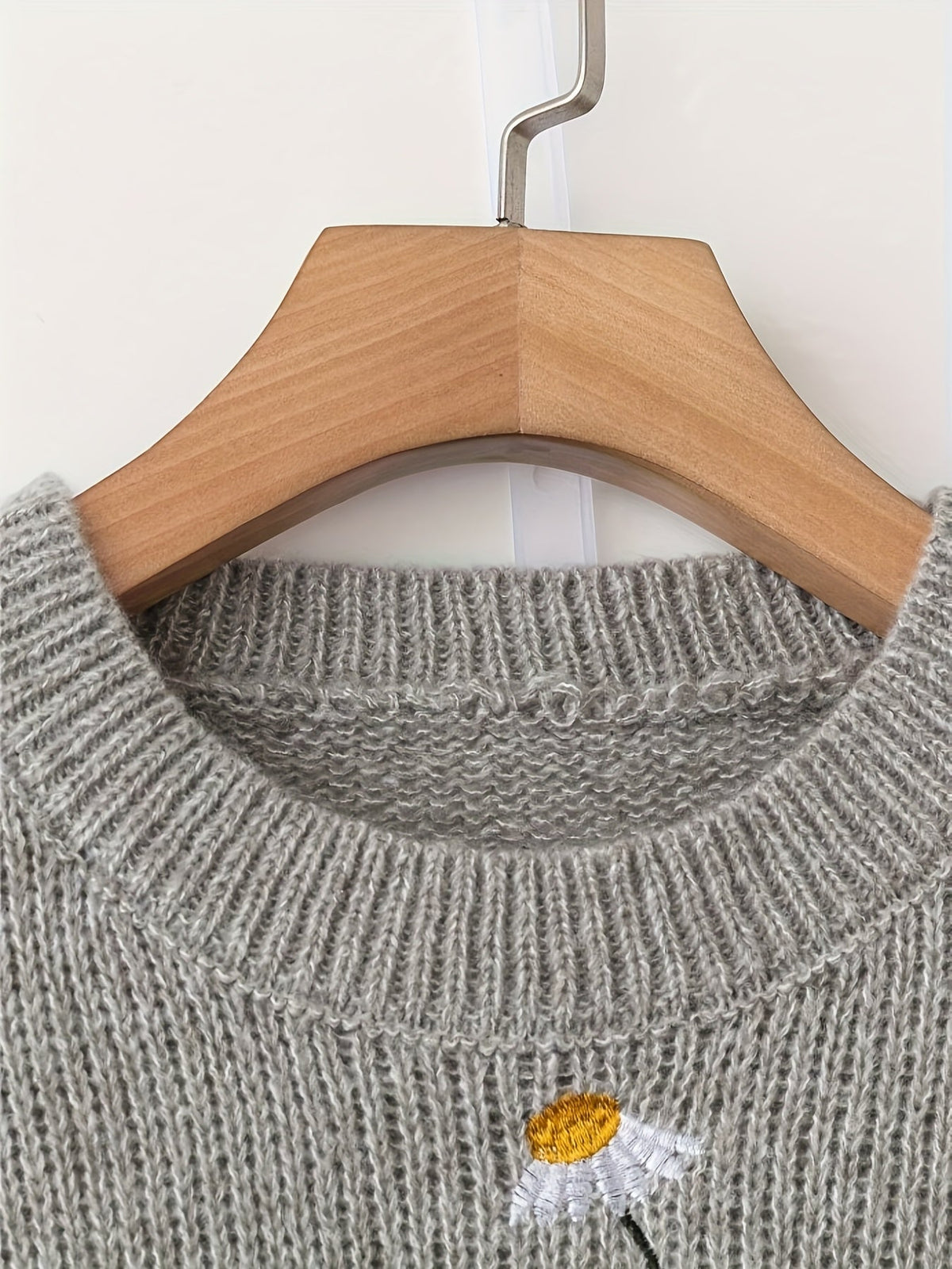 Daisy Embroidered Jumper