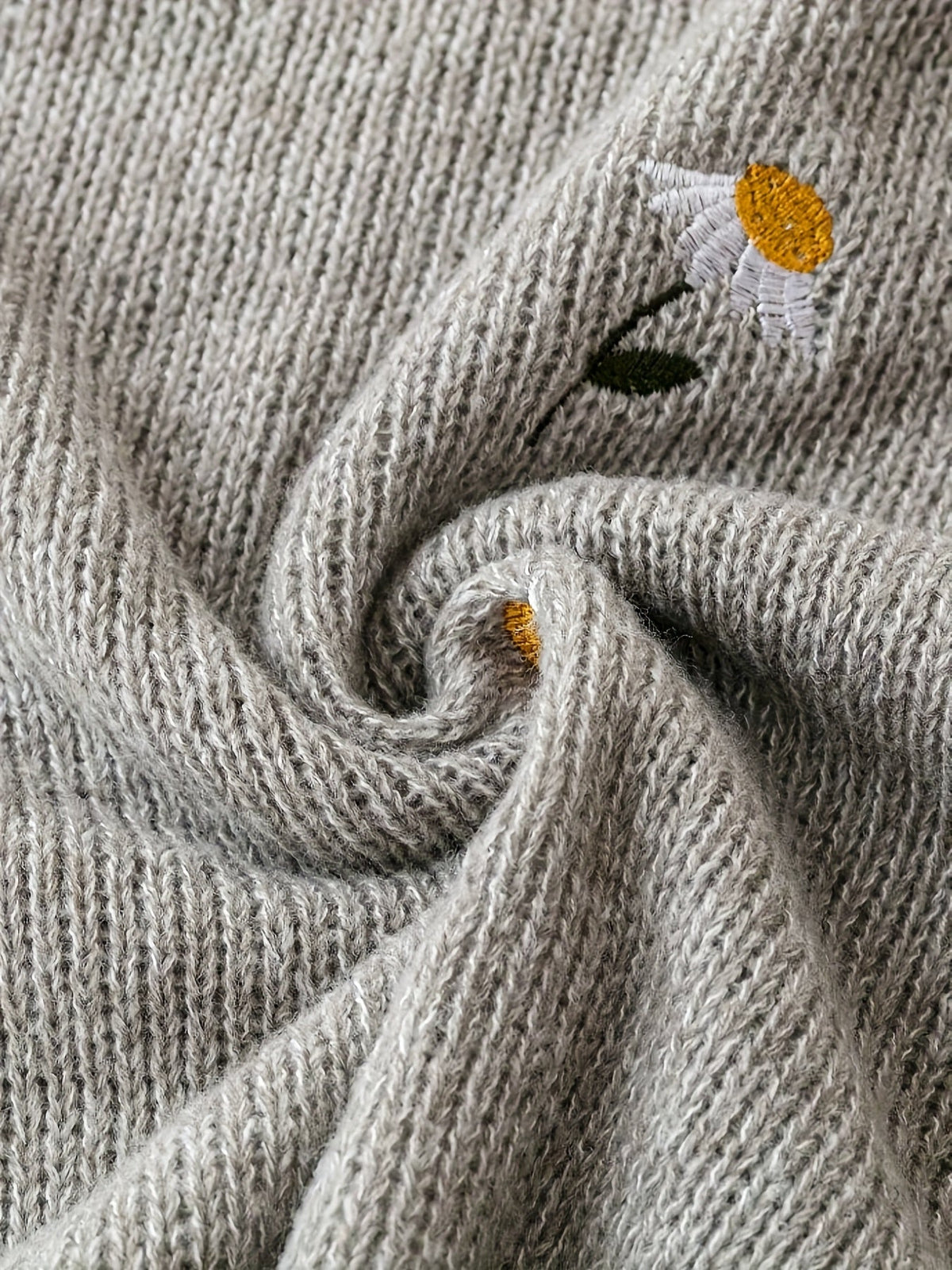 Daisy Embroidered Jumper