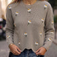 Daisy Embroidered Jumper